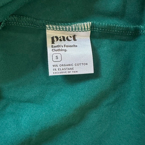 NWT Pact Organic Cotton Fit & Flare Ballet Dress- Mineral Size Small - Picture 5 of 7